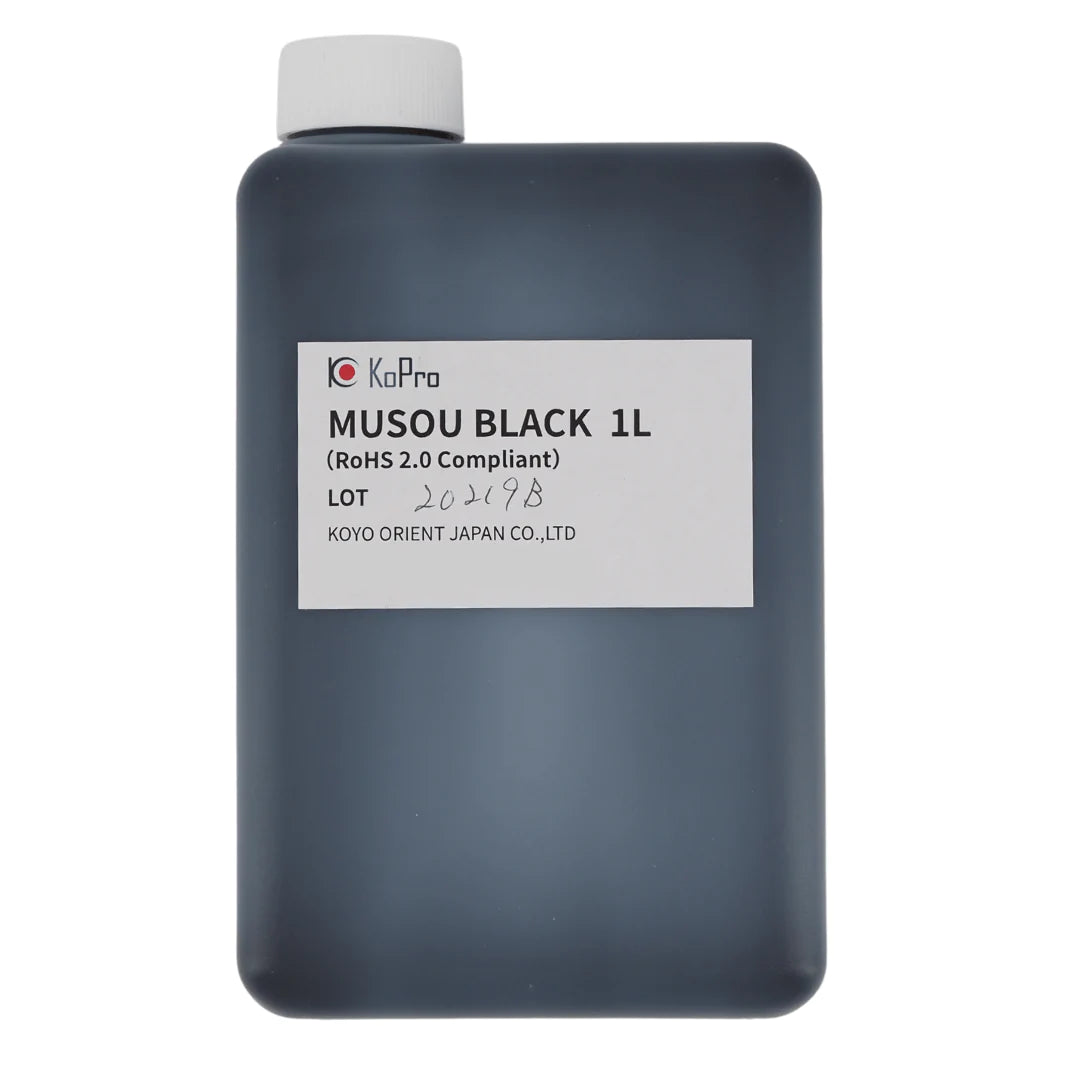Musou Black Acrylic Paint 100ml x 4 Pack - Blackest Black in the